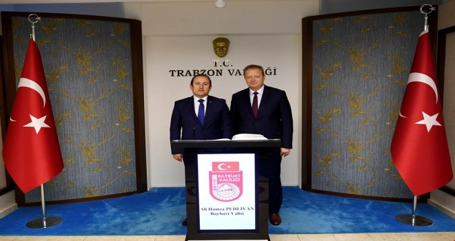 Valimiz Yücel, Bayburt Valisini Misafir Etti