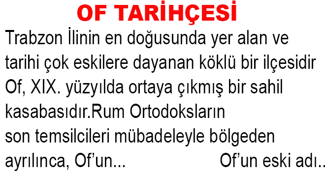 Of Tarihçesi