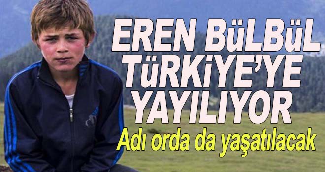 Eren Bülbül'ün adı oraya verildi!