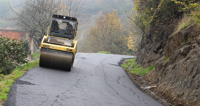 Vakfıkebir Fethiye Grup Yolunda asfalt