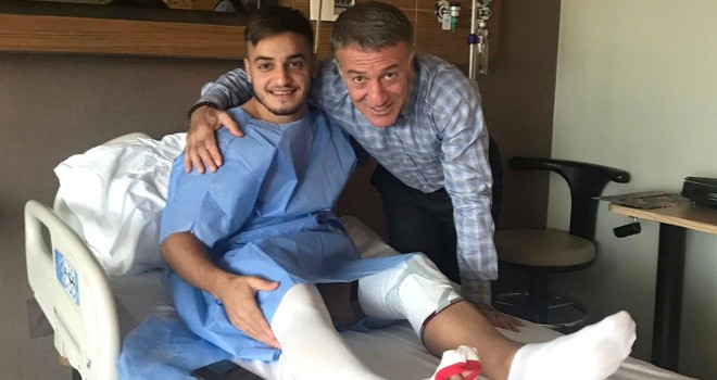 Trabzonspor'da Yusuf Sarı ameliyat oldu