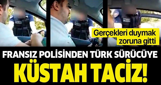 Türk Sürücüden Fransız Polisine Efsane Ayar !!