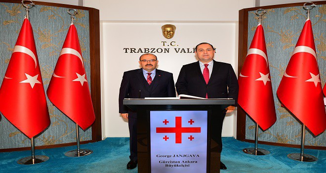 Büyükelçi Janjgava, Vali Ustaoğlu'nu Ziyaret Etti