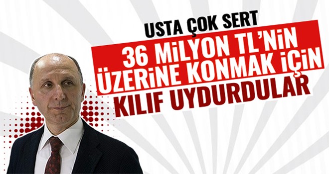 Muharrem Usta; '36 Milyon TL'nin üzerine konmak için kılıf uydurdular'