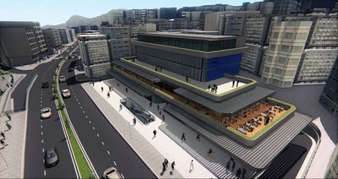 Katlı otopark yapımı için proje incelendi.