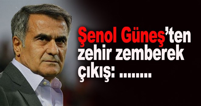 Şenol Güneş: "Bana 'paracı' diyenler ülkeyi soyuyor"