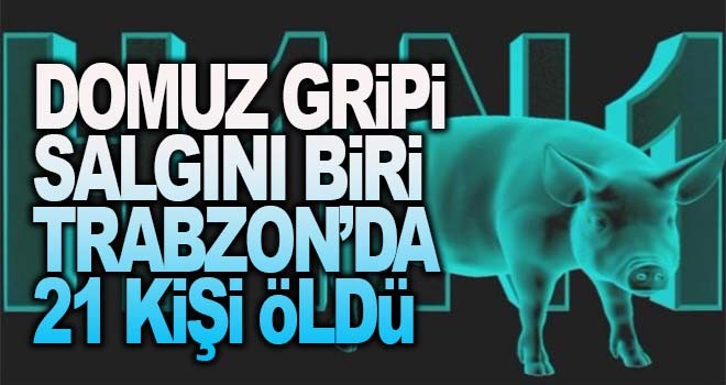 Domuz gribi salgını Biri Trabzon'da 21 kişi öldü...