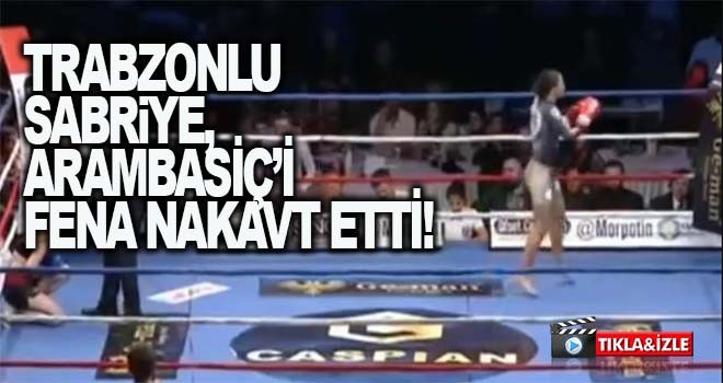 Trabzonlu Sabriye Şengül Çok Fena Nakavt Etti