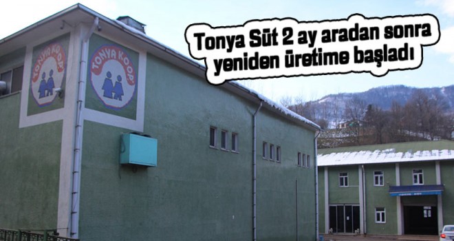 Trabzon'da o fabrika yeniden üretime başladı!