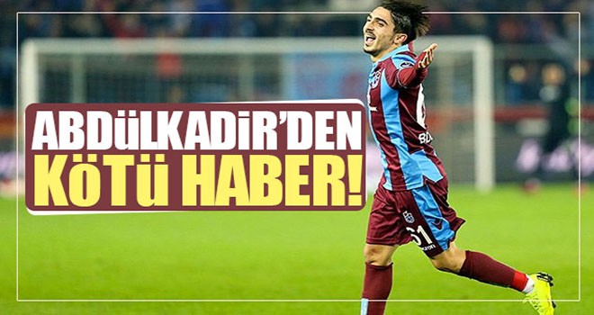 Abdülkadir Ömür, Almanya'ya gitti! Sakatlık...