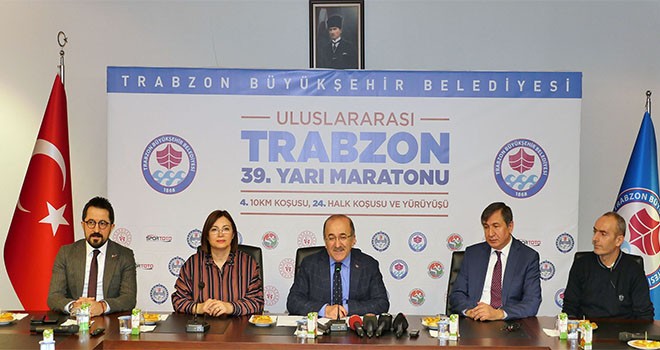 Uluslararası Trabzon Yarı Maratonu 24 Şubat Pazar günü koşulacak