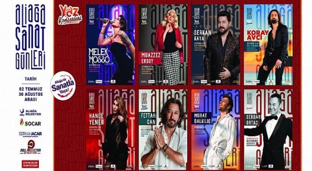 Aliağa’da Muhteşem Yaz, Aliağa’da Yıldızlar Geçidi