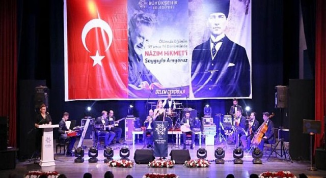 Aydın Büyükşehir Belediyesi Nazım Hikmet’i Andı