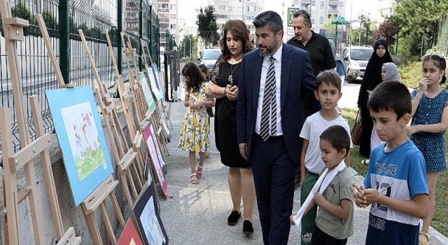Bilgi Evi Öğrencilerinden Renkli Sergi... Osmangazi Belediyesi