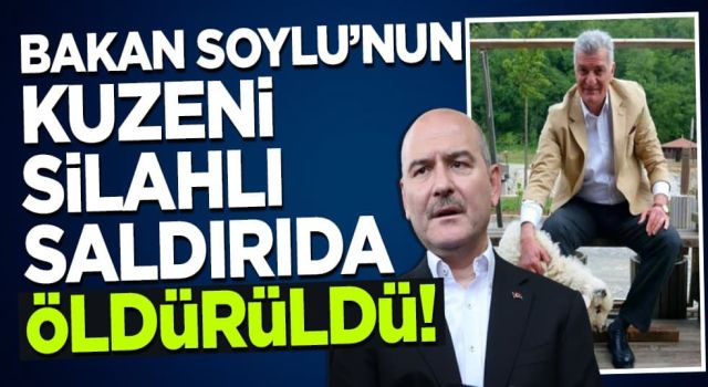 Bakan Soylu’nun kuzeni silahlı saldırıda hayatını kaybetti