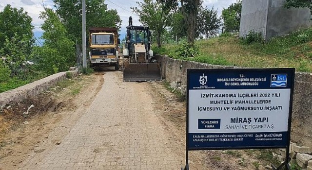 İzmit’te Kırsal Mahallelere Yeni Altyapı Hatları