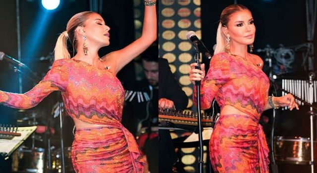 Gülben Ergen dün akşam Bodrum’da Azka Otel’de konser verdi.