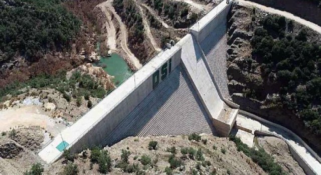 Kelebek Barajı’nda su tutuldu