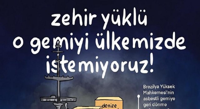 Zehir taşıyan “Sao Paulo” gemisinin geri dönmesi için 88 binden fazla kişi imza attı