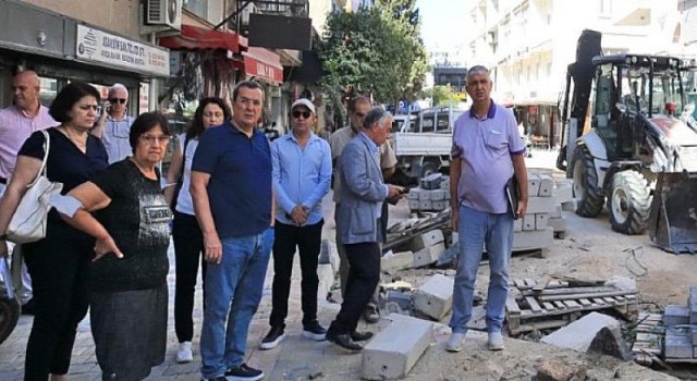 Batur’dan sokak yenileme çalışmalarına yerinde inceleme