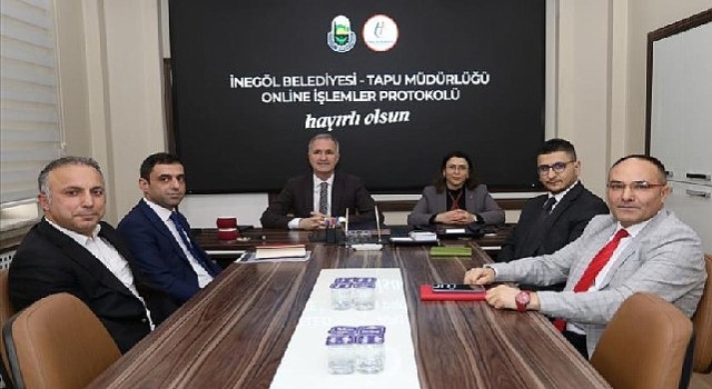 İnegöl Belediyesi İle Tapu Müdürlüğü'nden Vatandaşın İşini Kolaylaştıran İmza