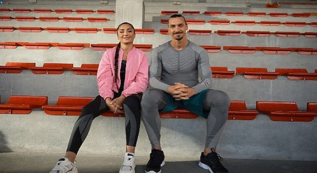 Futbolun kadın efsanesi Nadia Nadim ile Zlatan Ibrahimović H'M Move için birlikte oynuyor