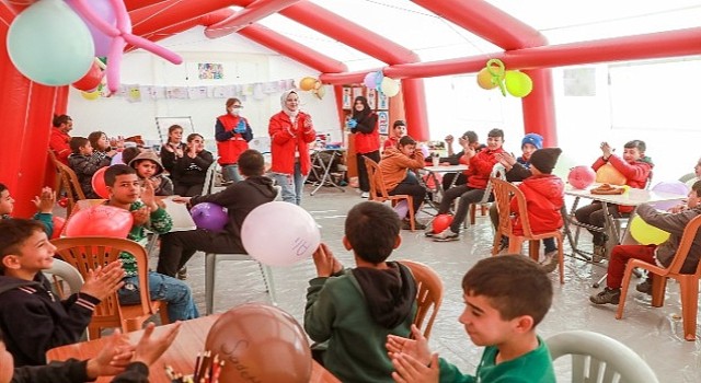 Kızılay'dan afetzede çocuklara yönelik psikososyal destek