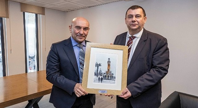 Macaristan İstanbul Başkonsolosu Başkan Soyer'i ziyaret etti