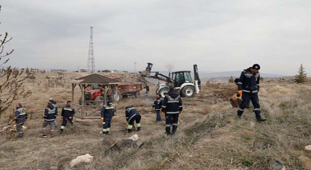 Nevşehir Kent Ormanı'nda Yenileme Çalışmaları Başladı
