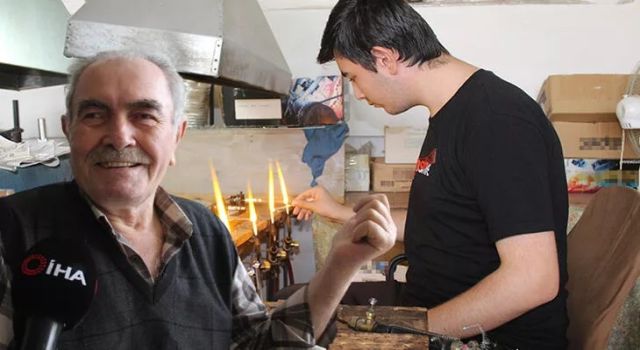 Emeklilikten sıkıldı, atölye kurdu!