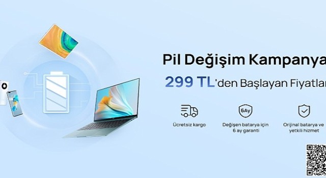 HUAWEI'en uzatılmış garanti ve pil değişim fırsatları