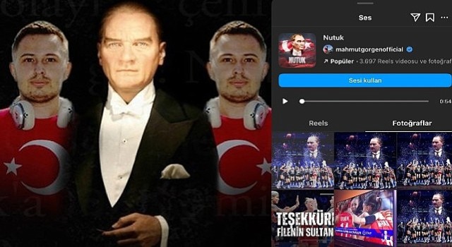 Mahmut Görgen'in ”NUTUK” Şarkısı Instagram'da Viral Oldu!