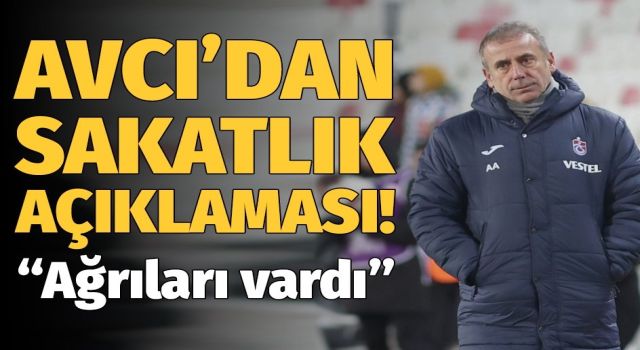 Teknik Direktör Abdullah Avcı'dan açıklama geldi.