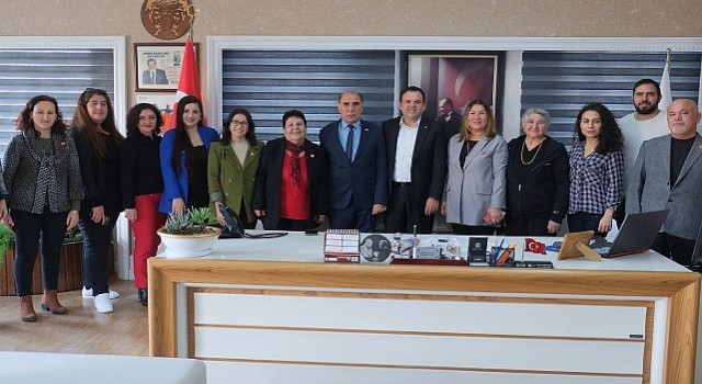 CHP İlçe yönetiminden Başkan Vekili Semih Top' ziyaret