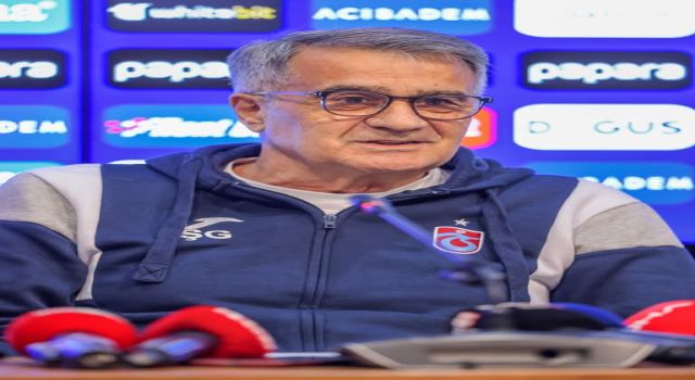 Teknik Direktörümüz Şenol Güneş basın toplantısı düzenledi