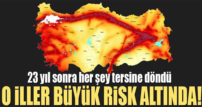Türkiye'nin Deprem Haritası 23 Yıl Sonra Değişti