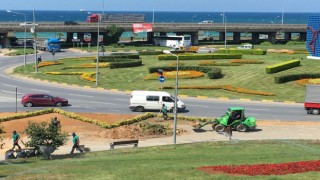 Trabzon'da peyzaj ve bakım çalışmaları devam ediyor