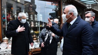 Başkan Zorluoğlu Çarşı mahallesi esnafı ile bir araya geldi