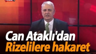 Can Ataklı yine haddini aşıp bu sefer Rizelilere hakaret etti: Hiç bana palavra sıkmayın