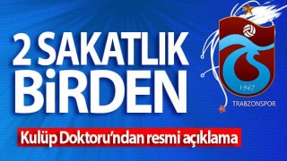 Trabzonspor'da iki sakatlık birden