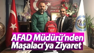 AFAD Müdürü’nden Maşalacı’ya Ziyaret!
