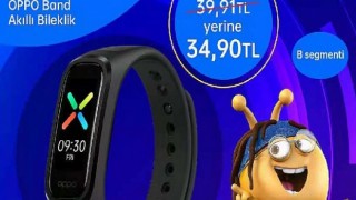 OPPO Band Giyilebilir Ürünler Kampanyasında İndirimli Fiyatıyla Turkcell Mağazalarında