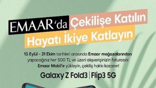 Emaar Alışverişlerinize Galaxy Z Fold3 5G veya Flip3 5G kazanma şansı