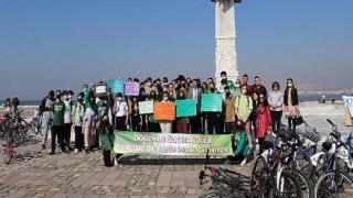 Oğuzhan Özkaya Karabağlar Fen Lisesi Öğrencilerinin Hazırladığı ”Geleceğe Pedal Çevir” Çevre Projesi Bisiklet Etkinliği Yapıldı