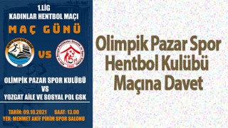 Olimpik Pazar Spor Hentbol Kulübü Maçına Davet