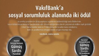 VakıfBank’ın iletişim çalışmalarına iki Sardis ödülü