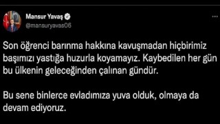 Mansur Yavaş Öğrenci Kısa Belgeselini duyurdu