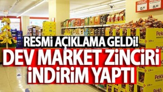 Dövizdeki sert düşüş sonrası Dev Market zinciri indirim yaptı