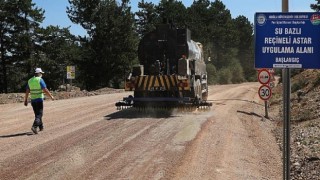 Büyükşehirden yeni model asfaltlama