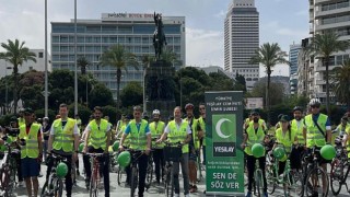 İzmir’de pedallar bağımlılıktan uzak nesiller için çevrildi